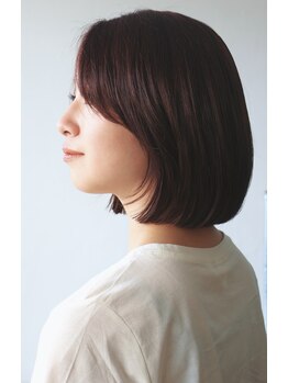 アワー(hour)の写真/髪の芯まで潤い満ちる。最新の薬剤で、思わず触れたくなる「うる艶」髪へ。