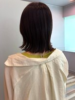 アトリエ タキ(atelier.taki)&nbsp;ナチュラルブラウン 髪質改善トリートメント 大人ミディアム