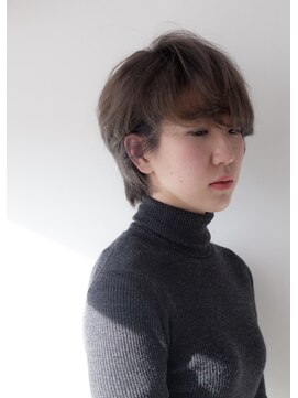 ヘアメイク エイト キリシマ(hair make No.8 kirishima) 〔No.8 中村〕スモキー アッシュ ベージュ バング オモメ