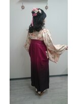 キスミー プラス(Kiss me +)&nbsp;卒業式の袴＆ハーフアップ