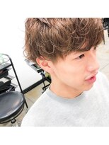 ページボーイ美容室 2ブロック×マッシュパーマ