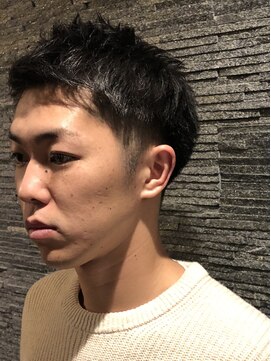 ヒロギンザ 恵比寿店(HIRO GINZA) ツーブロックビジネスショートレイヤーかき上げコンマヘア