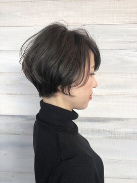 ムード マグ レーベル 南松本(MOOD Mag Label) 【MOOD】20代30代大人可愛い小顔ボブ前下がりショートハイライト