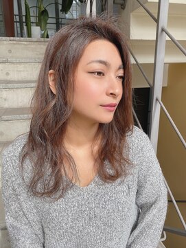 ロンド ストラーダ 心斎橋(Lond strada) ショート×ハイライト白髪ぼかし×マチルダボブ[心斎橋]