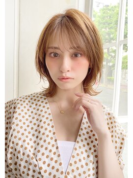 アンアミ オモテサンドウ(Un ami omotesando) 【Un ami】《増永剛大》 20代30代40代、おとな可愛い外ハネボブ