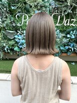 アフロートpd+ KOBE(AFLOATpd+)&nbsp;切りっぱなしボブ×ベージュシルバー