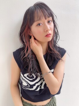 ジゼル(GiseL) イヤリングカラー♪/ピンクベージュ/ダブルカラー/ブリーチ