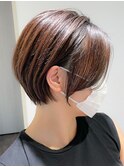 30代40代/グレージュ/ハイライト/ショート/ボブ/武蔵新城/くびれ