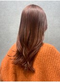 天神/大名/レッドブラウン/ピンクブラウン/冬カラー/ツヤカラー