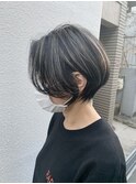 ハンサムショート×コントラストハイライト