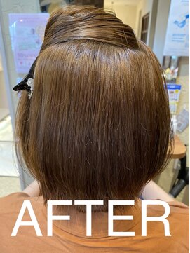 アンカーウェリナ(ANCHOR welina) 髪質改善ストレート(縮毛矯正)◎ うるツヤ/ココアブラウン