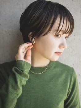 エストヘアー 川口店(est hair)の写真/大人気!!《カット+フルカラー+アミノ酸Tｒ¥5500》ハンサムショートは【Ivy】にお任せ☆