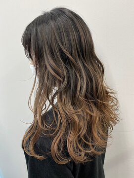 イース バイ アンブルリュクス 北千住(Ease by amble luxe) 髪質改善/イルミナカラー/アディクシーカラー/くすみブルー/ダー