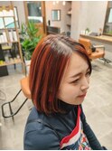 ボブ×ネーブルオレンジ