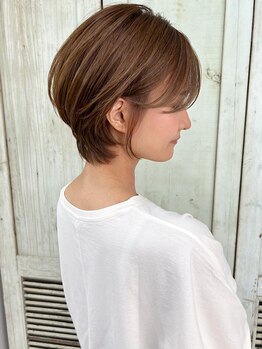 新宿 セイヴィアン ヘアーギャラリー(Savian Hair garelly)の写真/【Cut+グレイカラー+COTA生Tr+超音波¥11000】白髪染めを使わず明るい透明感カラーが叶う♪