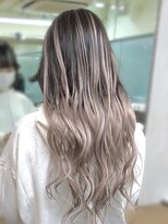 ディア(.eer)&nbsp;((ボブ→ロング)) バレイヤージュ風//シールエクステ80枚