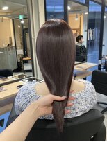 ラフ 難波店(LAFF)&nbsp;#黒髪#ボブルフ#ネビージュ#小顔#ワンレン