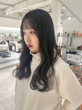 グリーン(green) 透けるブルーブラック　bymisaki