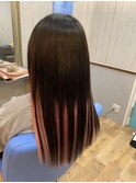 成人式ライブにオススメのエクステのメッシュ入りロング★