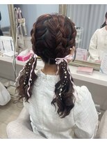 アリエス 渋谷駅東口店(Aries)&nbsp;編み込みツインテール