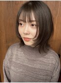 レイヤーボブ/髪質改善縮毛矯正/髪質改善/韓国風/韓国ヘア