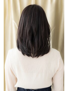 カバーヘア ブリス 上尾西口店(COVER HAIR bliss) アッシュブラック前下がりレイヤー姫カット308X上尾20代30代40代
