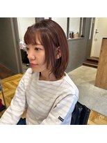 アルマヘアー(Alma hair by murasaki)&nbsp;◎顔まわりレイヤーのオレンジカラー◎