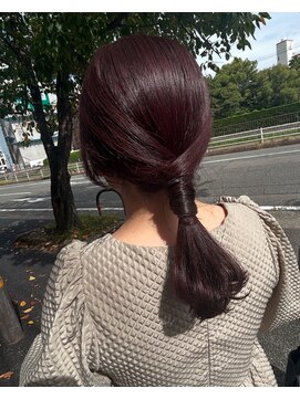 クプラ(Qpula) ブリーチなしチェリーブラウン