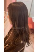 ブリーチなしオレンジベージュ
