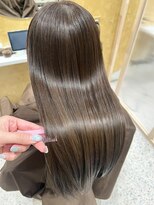 ジーナ 北千住ミルディス通り(Zina)&nbsp;髪質改善＊ミルクティーブラウン＊【Zina北千住ミルディス】