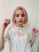 イヴォークトーキョーオーサカ(EVOKE TOKYO osaka)&nbsp;ペールピンク×ぷつっとボブ