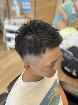 イノウエ(cut shop INOUE)&nbsp;アップバンクパーマスタイル