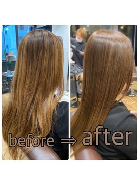 リル 7F 銀座(Rire) 【ミネコラトリートメント】【髪質改善】艶ロング