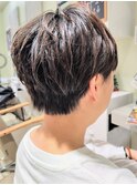 大人ナチュラル マッシュ ショート 2ブロック