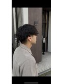 波巻きパーマ