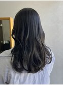 レイヤースタイル×透明感カラー×グレージュ
