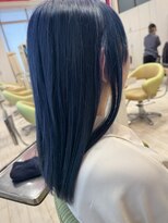 ビス ヘア アンド ビューティー 西新井店(Vis Hair＆Beauty)&nbsp;透明感ブルーブラックアッシュグレージュブリーチカラー