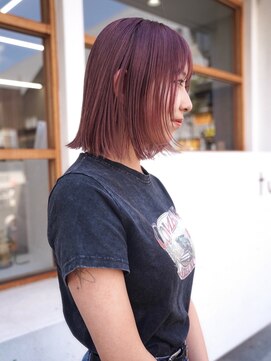 トゥコ(tuco) ピンクベージュ ボブ くすみからー イエベカラー 似合わせ