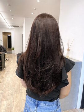 セイドット フクオカ(Say.FUKUOKA) 【レディース・大名】軽めロングスタイル×レイヤー×時短ヘア