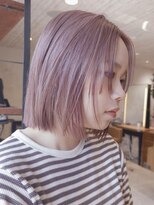 ボコカ(bococa)&nbsp;【macana指名】ピンクミルクティーベージュボブブリーチ