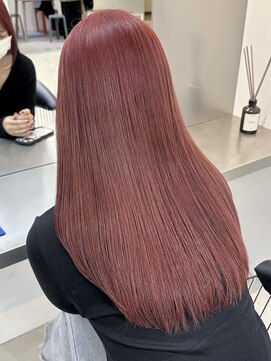 ラック 表参道(LUCK) 赤髪/ボルドーカラー/レッドピンク/ブリーチ1回