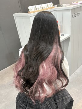 シェイロ(Cielro) 【インナーカラー/ホワイトピンク】SAKI