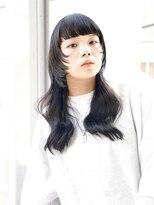 エムスラッシュ ストリートマーケット スマートサロン センター北(M.SLASH) オン眉/黒髪/シャギーカット/顔周りカット/レイヤー/センター北