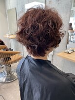 エッジ(EDGE)&nbsp;無造作カーリーボブ×カシスブラウン