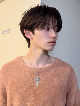 ノラ シブヤ(NORA) 【永田】シースルーマッシュラウンドマッシュ×ダウンパーマ