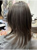 アッシュベージュ×レイヤー