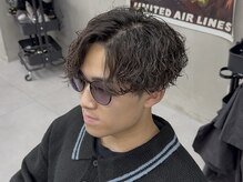 stylist【松浦愛斗】大人男子の「シャドーパーマ.波巻き」