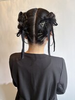 ヘアセット専門サロン by OKINAWA WATABE WEDDING 那覇店 ツインアップスタイル