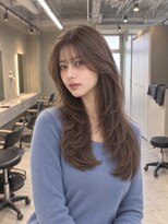 ウト(Uto)&nbsp;レイヤーカット/ココアブラウン/韓国風/髪質改善/烏丸四条
