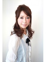 アズール 草加(azule) 【azule】ふんわりカールハーフアップ☆